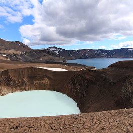 Lake Askja, North Iceland Photo #1 by Luca Temporelli from flickr