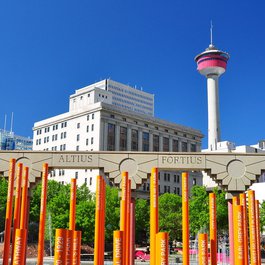 Calgary itinerary, Olympic Plaza