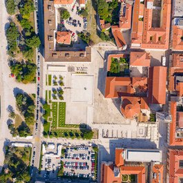 Roman Forum, Zadar Photo #9 by dronepicr from flickr