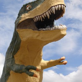 World's Largest Dinosaur, Drumheller Photo #1 by Antony Stanley from flickr