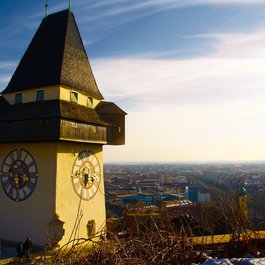 Clock Tower, Graz Photo #2 by 955169 from pixabay