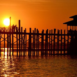 U Bein Bridge, Myanmar Photo #3 by matthulland from pixabay