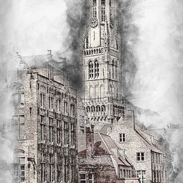 Belfry Of Bruges, Bruges Photo #8 by ArtTower from pixabay