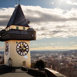 Clock Tower, Graz Photo #1 by Another_Simon from pixabay