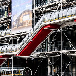 The Centre Pompidou, Paris Photo #1 by bogitw from pixabay